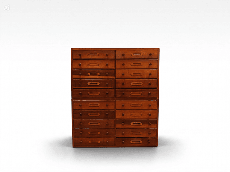 Ladekasten Vintage 20 laden  2 losse units