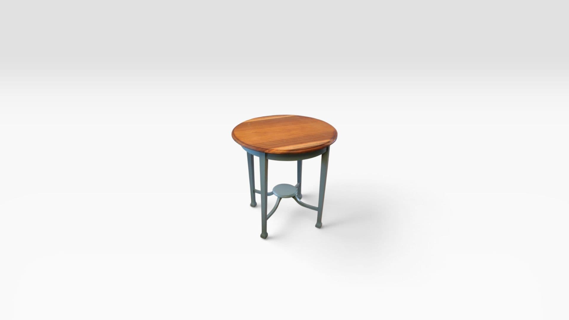 Vintage salontafel onderstel groen – Volledig Gerestaureerd