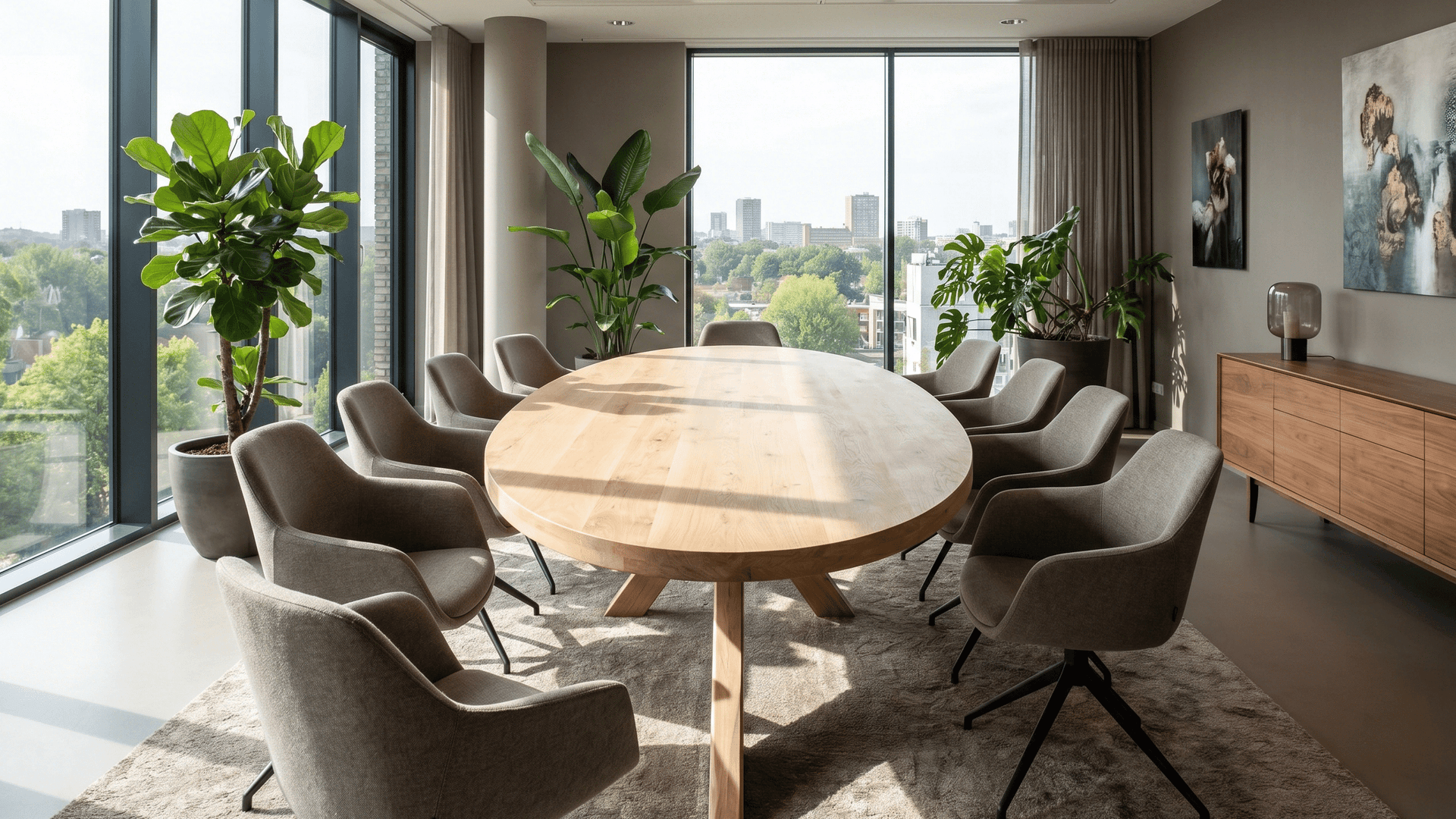Unieke Grote Vergader- & Conferentietafel – 320 x 150 cm