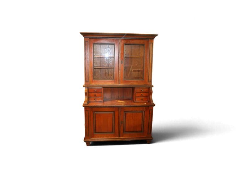 Authentiek Buffetkast met Vitrine – Karaktervol & Circulair