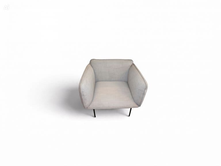 Moderne Scandinavische Design Fauteuil – Lichtgrijs
