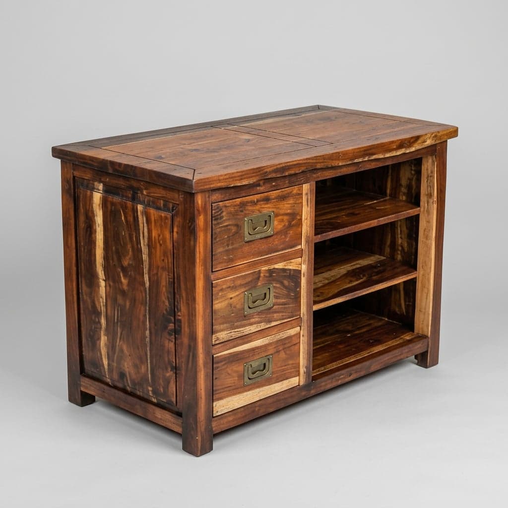 Industrieel houten dressoir