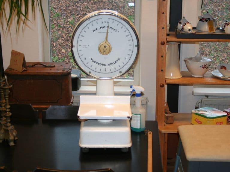 Vintage N.V. Nationaal Weegschaal Type TK7086 – Authentiek Nederlands Retro Meesterwerk