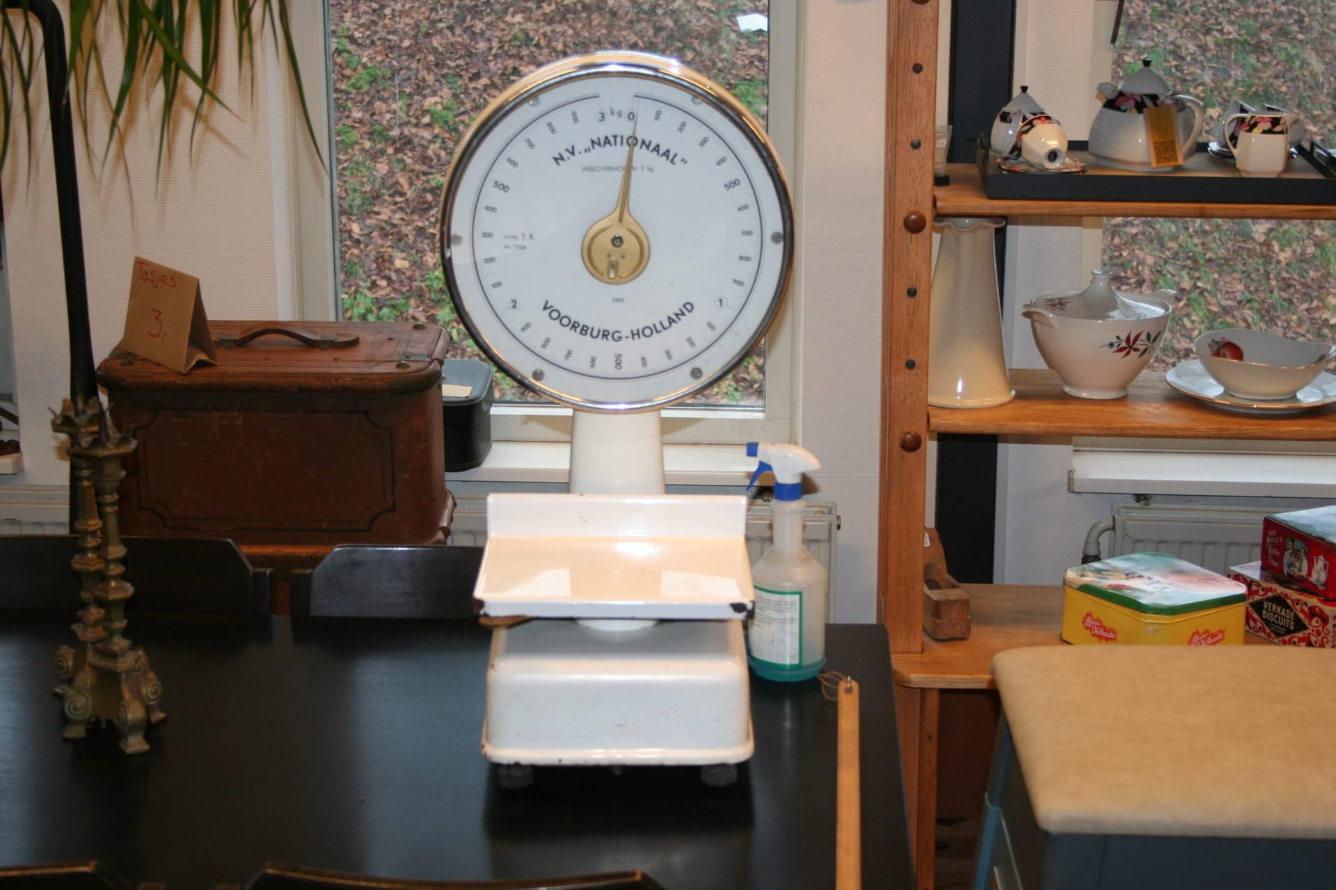 Vintage N.V. Nationaal Weegschaal Type TK7086 – Authentiek Nederlands Retro Meesterwerk